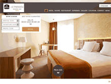 Tablet Screenshot of hotel-paradou.com